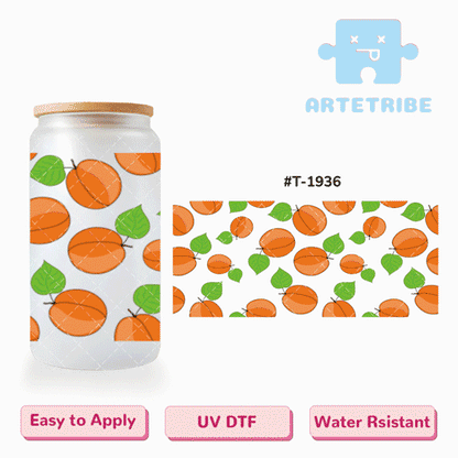 16oz uvdtf apricot orange pink--#T-1936